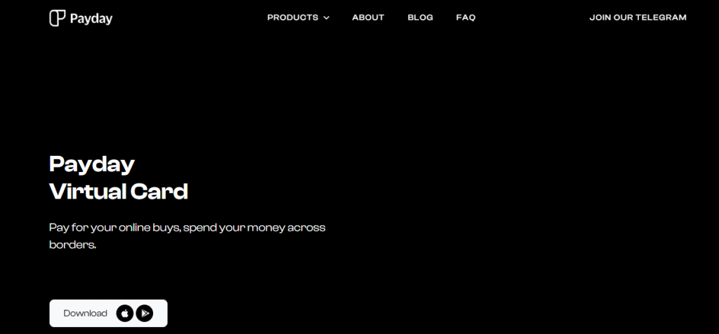 Payday Virtual Dollar Card