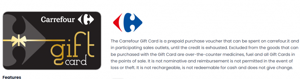 Carrefour Gift Cards in Egypt