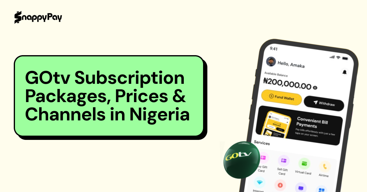 GOtv Subscription Packages, Prices, and Channels in Nigeria