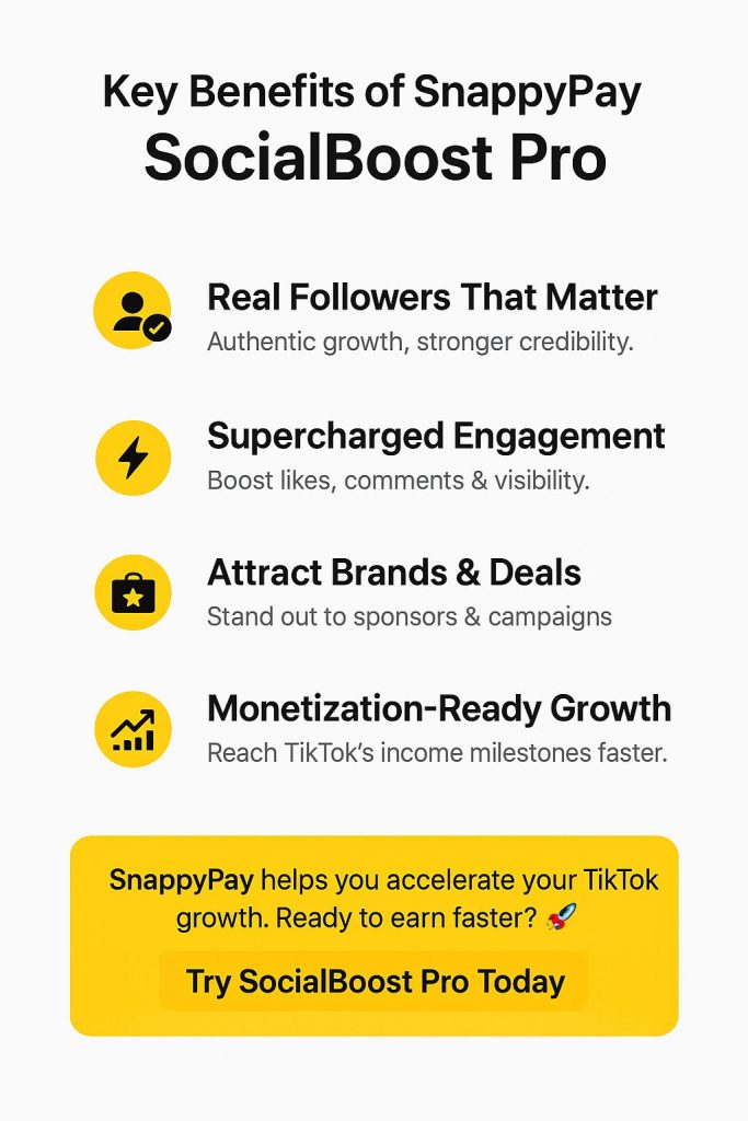 Key Benefits of SnappyPay SocialBoost Pro