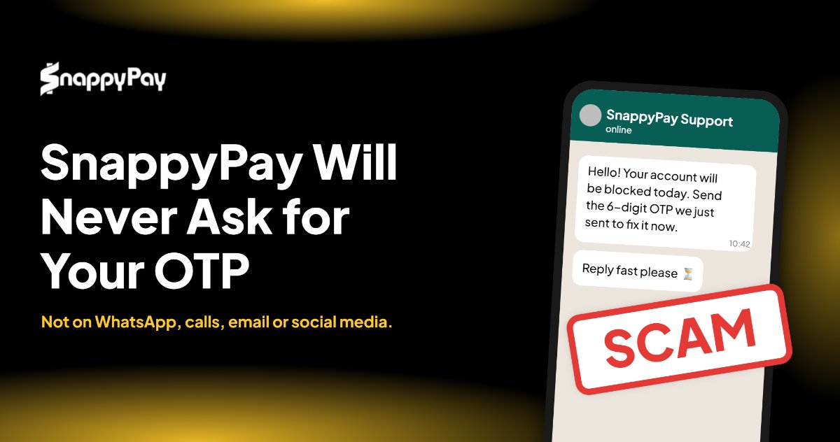snappypay-never-asks-for-your-otp